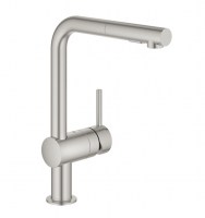 MONOMANDO COCINA EXTRAIBLE SUPERSTEEL MINTA GROHE
